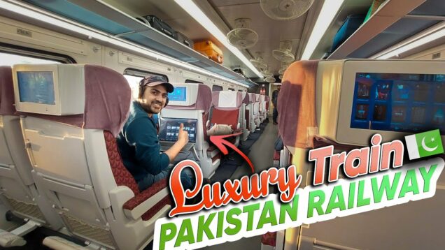 🚂 Traveling on LUXURY CLASS Train of Pakistan 🚉 – Green Line Train Lahore to Islamabad