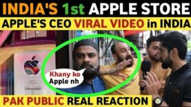 INDIA'S 1ST APPLE STORE OPENING | PAKISTANI PUBLIC SHOCKING REACTION ON INDIA REAL ENTERTAINMENT TV