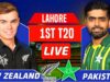 PAK vs NZ 1st T20 Match Live | Pakistan vs New Zealand Live Score & Commentary