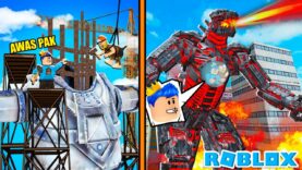 AKU DAN PAK UNAT MEMBANGUN ROBOT MECHA GODZILLA DI ROBLOX!!