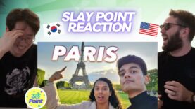 KOREAN and AMERICAN react to HINDI vlog | Slayy Point – When Desis Go To PARIS For The First Time