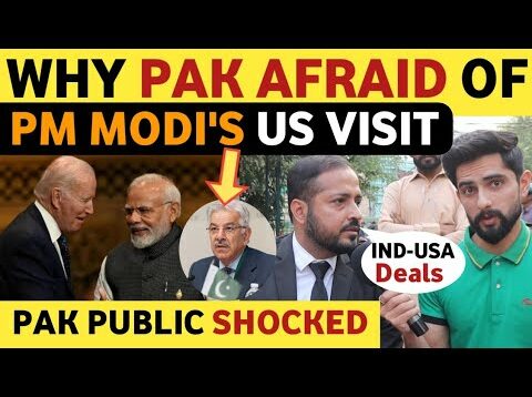 PAK AFRAID OF PM MODI'S US VISIT? | PAKISTANI PUBLIC REACTION ON INDIA REAL ENTERTAINMENT TV VIRAL