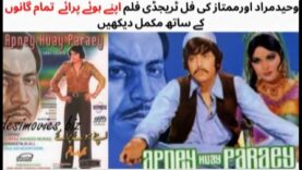 WATCH FULL PAKISTANI TRAGEDY FILM APNAY HUWAY PARAEY | WAHEED MURAD | MUMTAZ | SANGEETA | GULLO