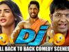 DJ All Back To Back Comedy Scenes Hindi Dubbed | Allu Arjun, Pooja Hegde, Vennela Kishore