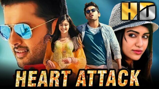 साउथ इंडियन रोमांटिक हिंदी डब्ड मूवी। Heart Attack (HD) | नितिन और अदाह शर्मा की रोमांटिक मूवी