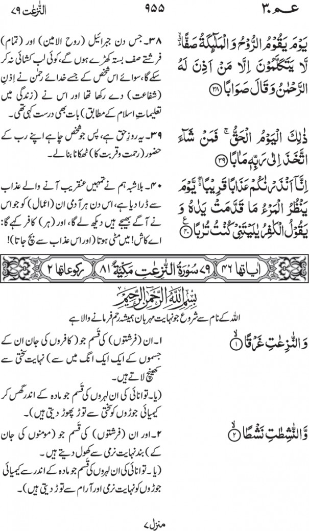 79-Surah An Naziat 01