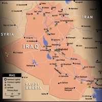 iraq map