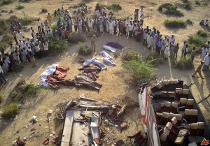 india bus accident