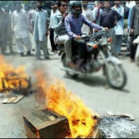 load shedding protest