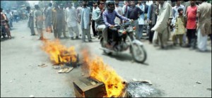 load shedding protest