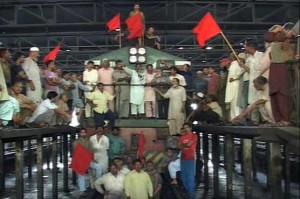 Railway Protest