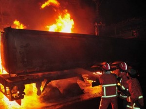 Nato Container Fire