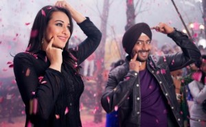 Ajay and sonakshi