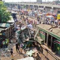 Karachi train collision