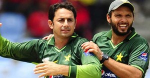 Saeed ajmal and afridi