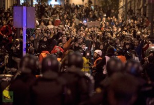 Spain protest