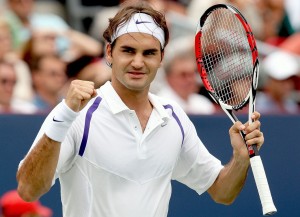 Tennis champion Roger Federer