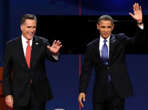 Romney and Obama