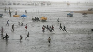 India Sea Storm