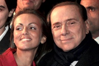 Silvio Berlusconi with Francesca Pascale