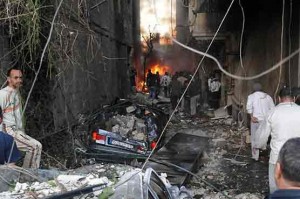 Syria Car Bombs Blast