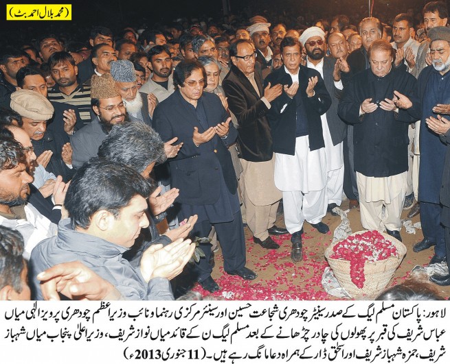 Dinga PMLN Abbas Sharif Death