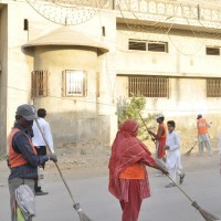 Mohammad Sami Khan Korangi Town Visit