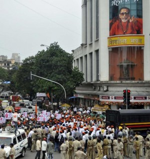 Shiv Sena Protest