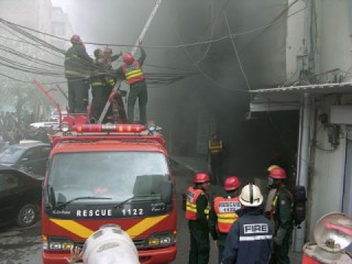 Lahore Building Fire