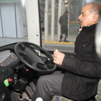 Metro Bus Opning Shahbaz Sharif