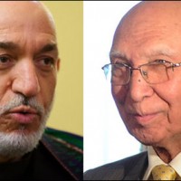 Sartaj Aziz - Hamid Karzai