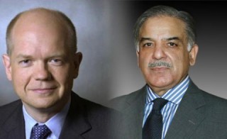 William Hague, Shahbaz Sharif