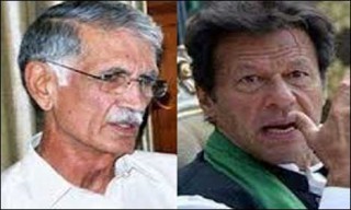 Imran Khan and Pervez Khattak