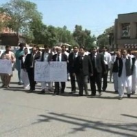 Rally held against lawyers