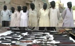 کراچی : رینجرز آپریشن، کالعدم تنظیم کے ارکان سمیت 8 افراد گرفتار، جدید اسلحہ برآمد
