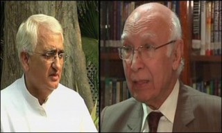 Sartaj Aziz and Salman Khurshid