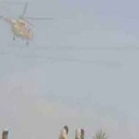 helicopters firing