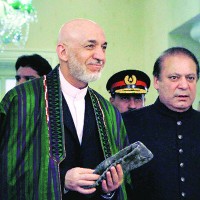 Nawaz Sharif, Hamid Karzai