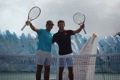 Rafael Nadal and Novak Djokovic