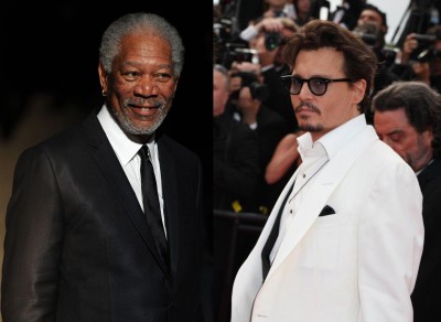  Morgan Freeman, Johnny Depp