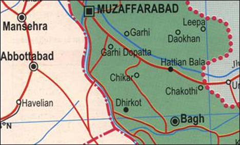 آزاد کشمیر:بس کھائی میں گرنے سے 10 مسافر جاں بحق، 5 زخمی