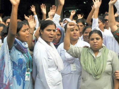 Nurses Protest