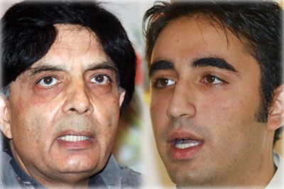 Chaudhry Nisar, Bilawal Bhutto