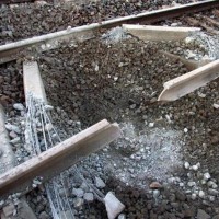 Railway line Blast