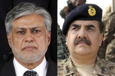 Army Chief, Ishaq Dar