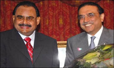 Asif Ali Zardari, Altaf Hussain