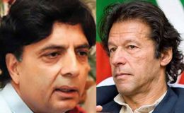 چودھری نثار کا عمران خان کو ٹیلی فون، طالبان مذاکرات کے معاملے پر بات چیت