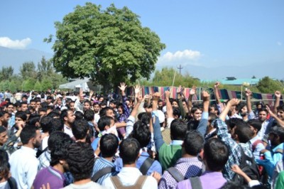 Kashmir Student Protest