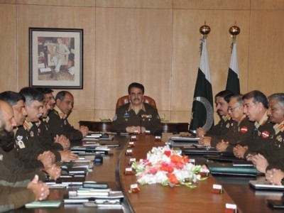 Raheel Sharif, Corps Commander Meeting