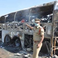 India Bus Fire